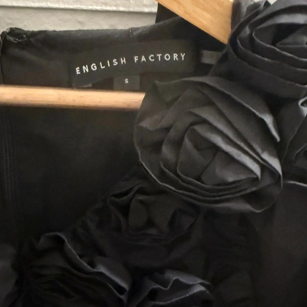 English Factory Black Ruched Ruffled Mini Dress - Picture 5 of 15